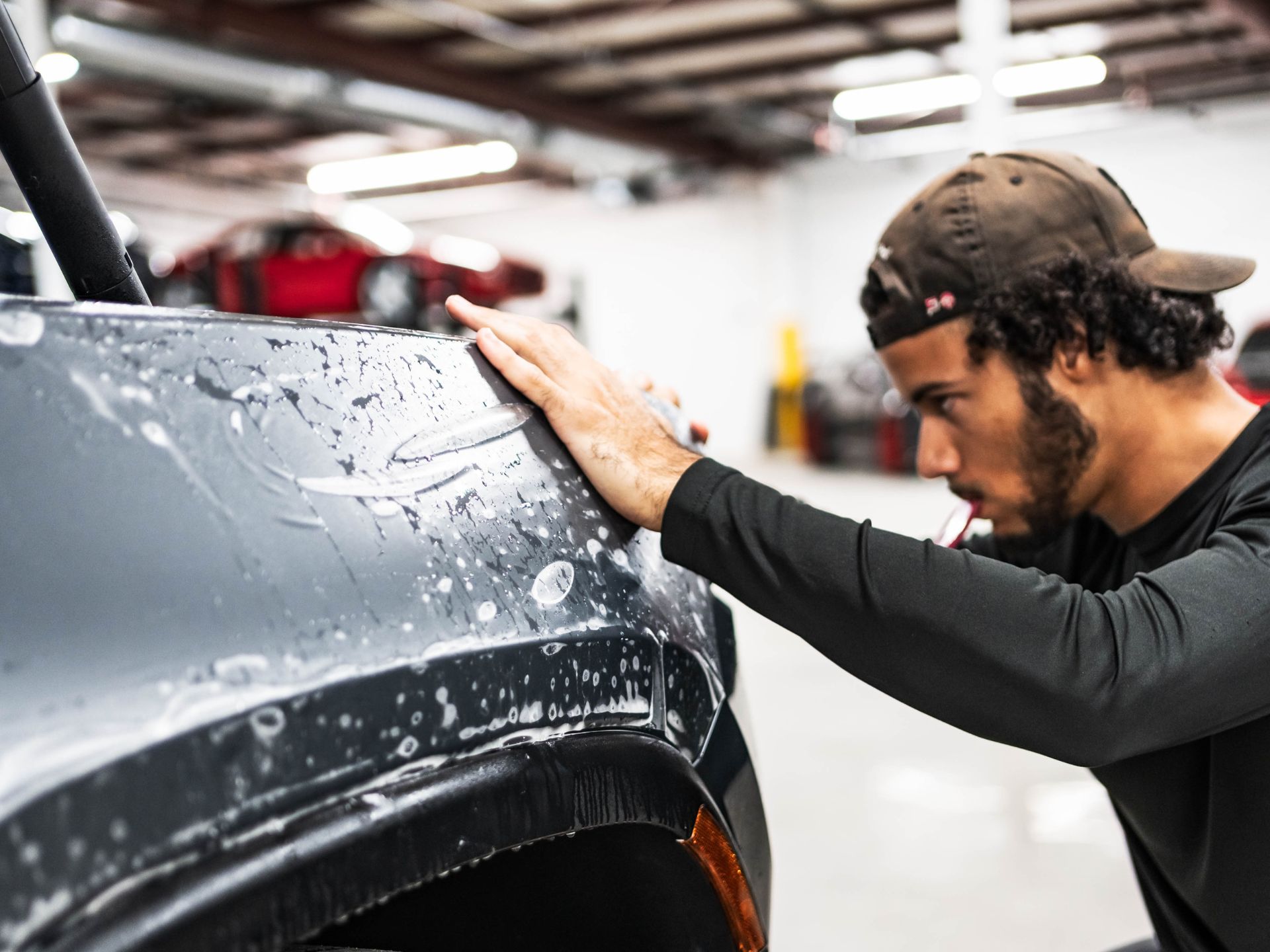 how to apply paint protection film ppf elliot remington auto studio in charleston, sc 1